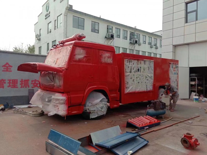 濟寧我公司給本地消防大隊改裝消防上裝系統(tǒng)1